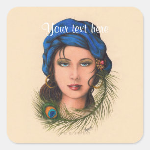 Sticker Carré Gitan