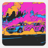 Glisser-Racing Burn-Out - Glisser-racing Cars