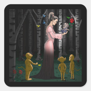 Sticker Carré Goblin Love
