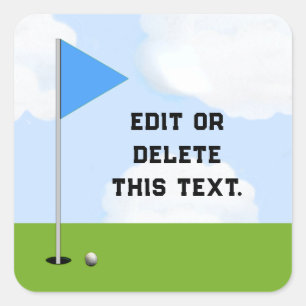 Sticker Carré Golf