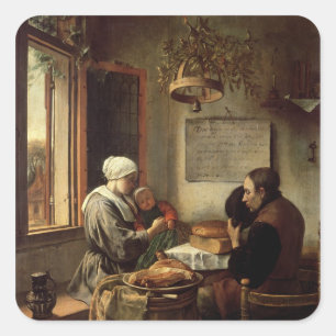 Sticker Carré Grace avant viande, 1660