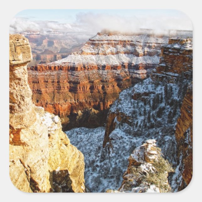 Sticker Carré Grand Canyon National Park, Arizona, États-Unis (Devant)