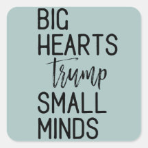 Grand coeur Trump Petits esprits Résistance anti-T
