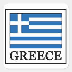 Sticker Carré Grèce