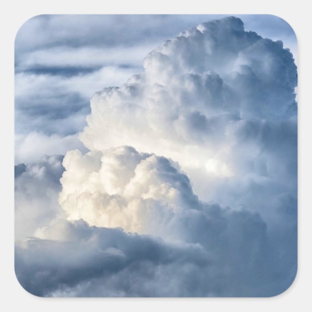 Sticker Carré Groupe Cumulus Cloud (Devant)