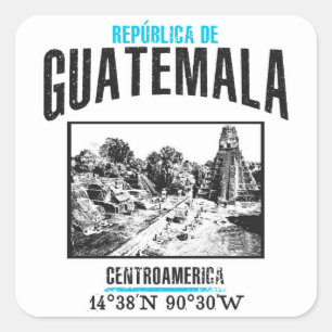 Sticker Carré Guatemala