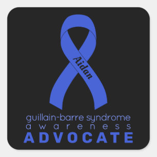 Sticker Carré Guillain-Barre Syndrome Advocate Black