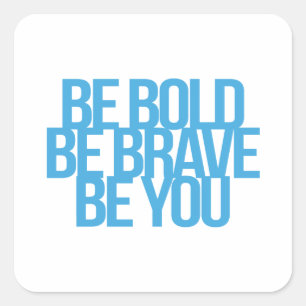 Sticker Carré Guillemets inspirants et motivants