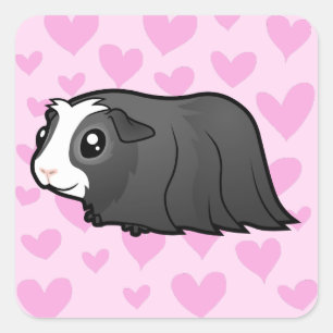 Sticker Carré Guinéen (cheveux longs)