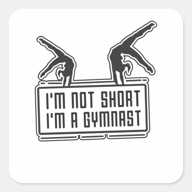 Sticker Carré Gymnastique (Devant)