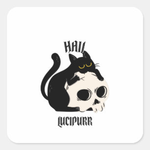Sticker Carré Hail Lucipurr