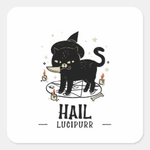 Sticker Carré Hail Lucipurr