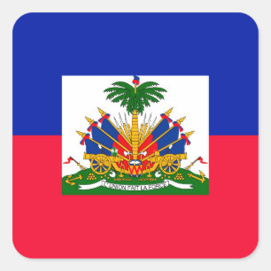 Sticker Carré Haïti