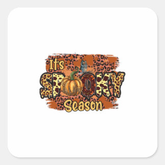 Sticker Carré Halloween It Is Spooky Season Birthday