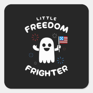 Sticker Carré Halloween Little Freedom Frighter