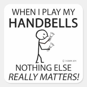Sticker Carré Handbells Rien D'Autre N'A D'Importance