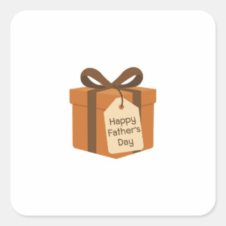 Sticker Carré Happy Father's Day