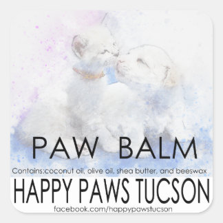 Sticker Carré Happy Paws Carré