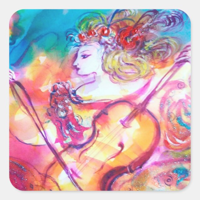 STICKER CARRÉ HARMONY TRIO SPRING MUSIC CONCERT (Devant)