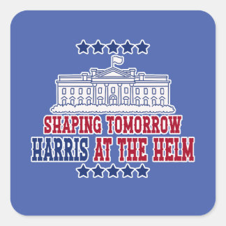 Sticker Carré Harris à la barre - Vote pour l'intégrité