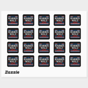 Sticker Carré Harris Walz Waltz 2024