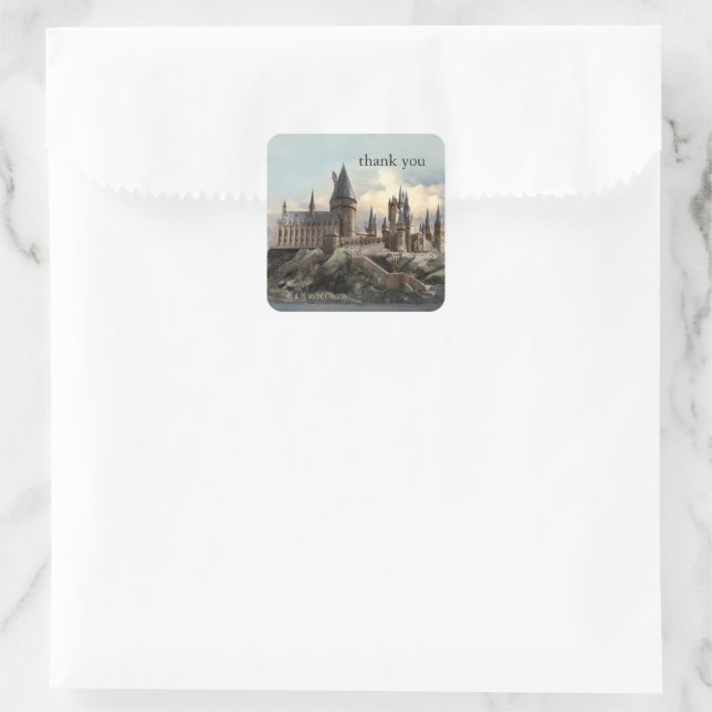 Sticker Carré Harry Potter | Baby shower de Merci Hogwarts (Sac)