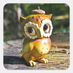 Sticker Carré Harvey the Owl III