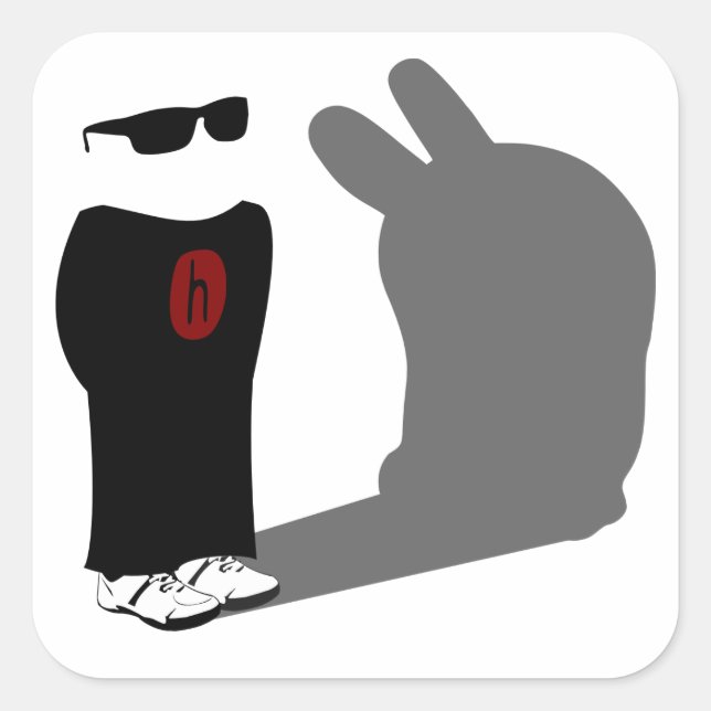 Sticker Carré Harvey VOUS original (Devant)