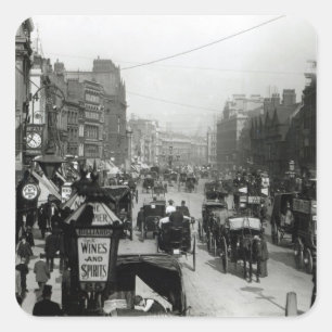 Sticker Carré Haut Holborn, Londres, c.1890