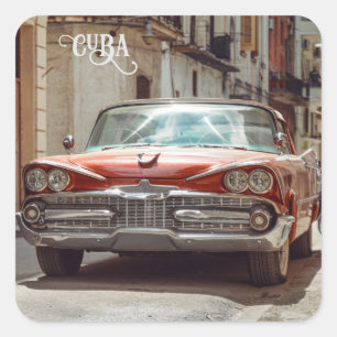 Sticker Carré Havana CUBA