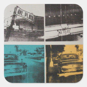 Sticker Carré Havane 3