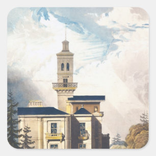 Sticker Carré Hébergement d'une villa italienne ou d'un pavillon