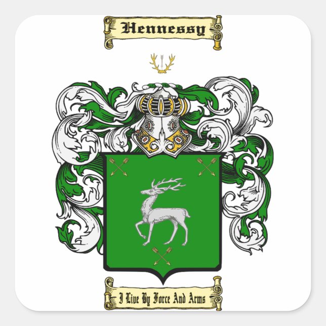 Sticker Carré Hennessy (Devant)
