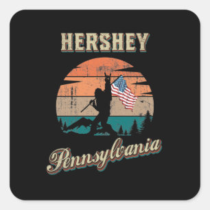 Sticker Carré Hershey Pennsylvania