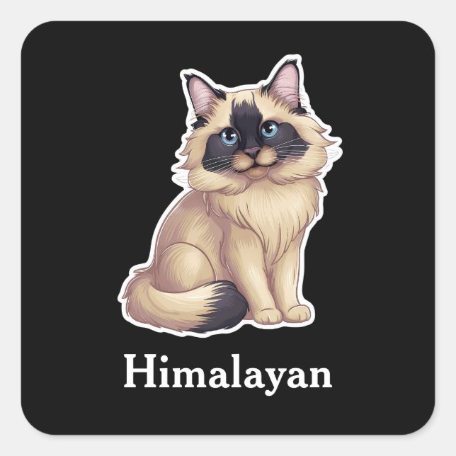 Sticker Carré Himalaya (Devant)