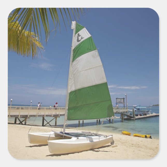 Sticker Carré Hobie Cat, Plantation Island (Devant)