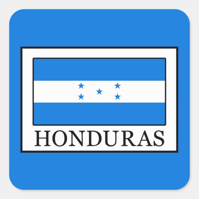 Sticker Carré Honduras (Devant)