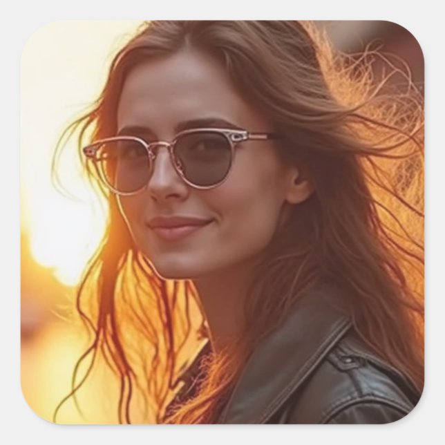 Sticker Carré Honneur d'or (Devant)