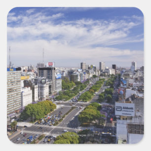 Sticker Carré Horizon de Buenos Aires