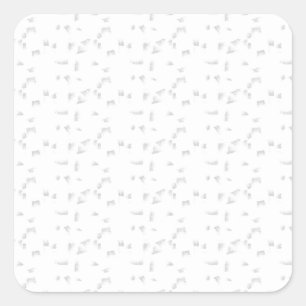 Sticker Carré horizontal Design Sixteen