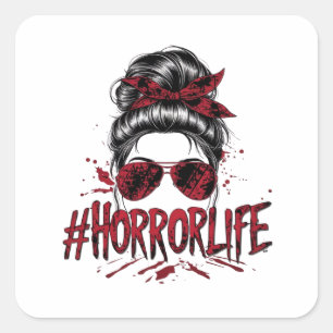 STICKER CARRÉ HORRORLIFE