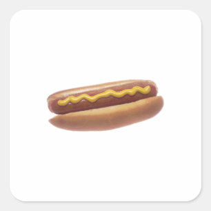 Sticker Carré Hotdog