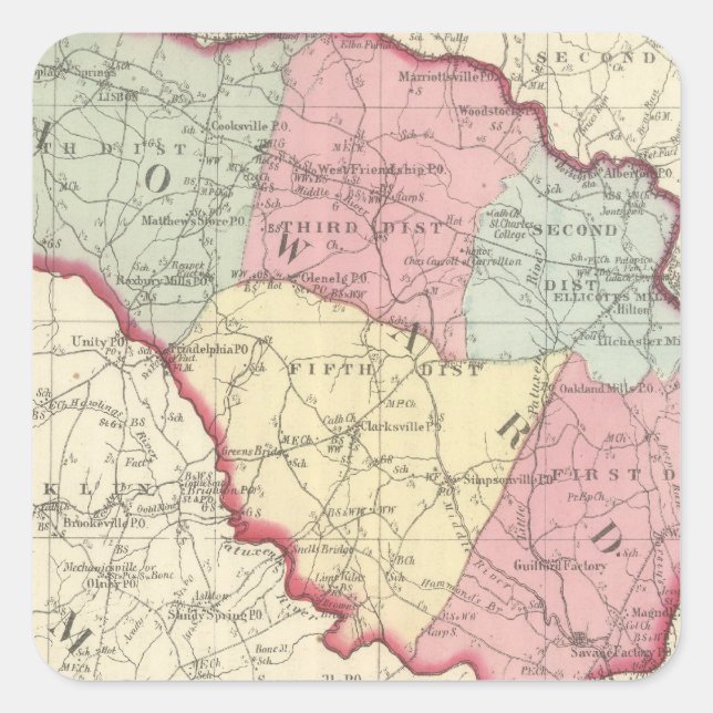 Sticker Carré Howard (Devant)