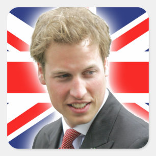 Sticker Carré HRH Duke de Cambridge - Stunning !
