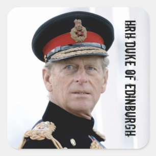 Sticker Carré HRH Duke d'Édimbourg
