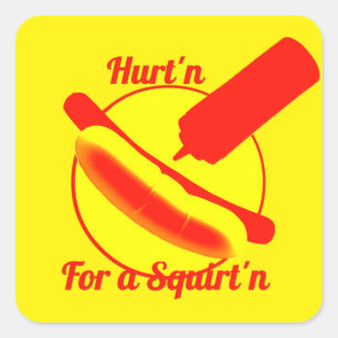 Sticker Carré Hurtin pour un squirtin
