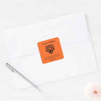 Sticker Carré Idaho State University Bengals Spirit Design