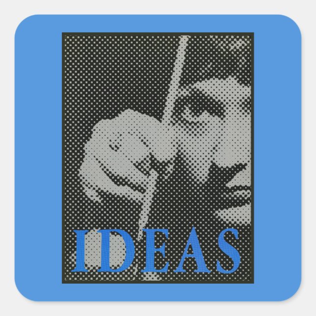 Sticker Carré  Ideas - Habillage promotionnel (1981) (Devant)