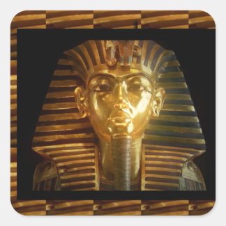Sticker Carré Idols égyptiens vintages Art : PYRAMIDES D'ANCIENS