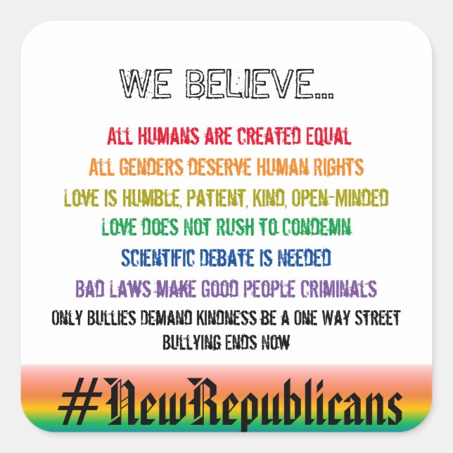 Sticker Carré II (Devant)